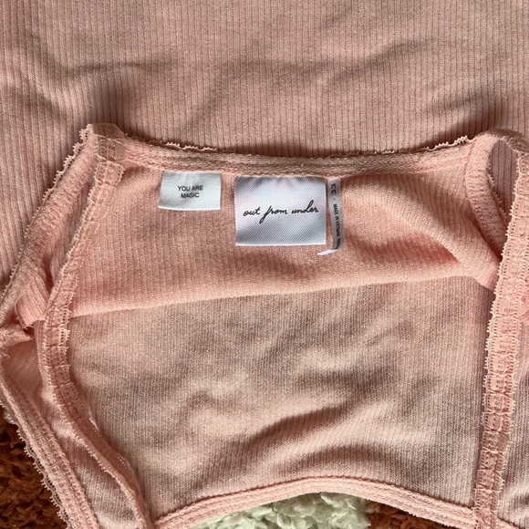 Lacy baby pink Urban Outfitters tank/ camisole - Picture 3 of 4